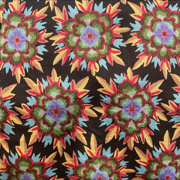 Peruvian Connection Tan and Black Kimono Robe - Picture 8 of 16